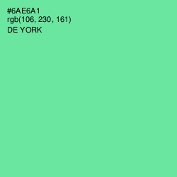 #6AE6A1 - De York Color Image